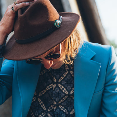 Fashionable man in hat