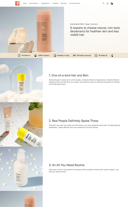 Listicle Design Examples shopify listicle templates – Easy Content Builder demo